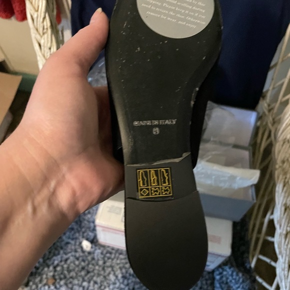 Everlane new in a box. Bought at Everlane. Suede black leather. Sling back - Picture 8 of 9